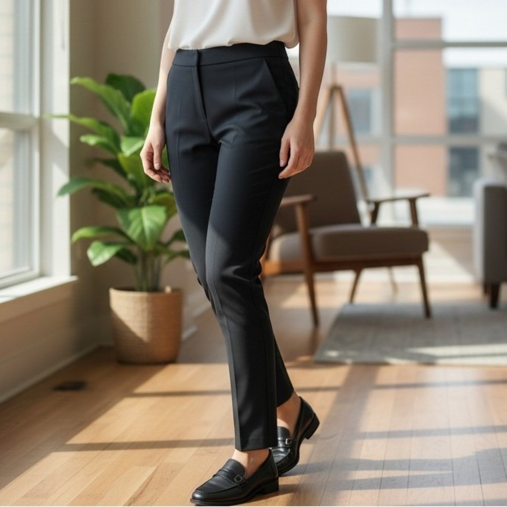 AQUA Dress Pants Womens S Black Bloomingdale's Exclusive 6M19R415 Workwear